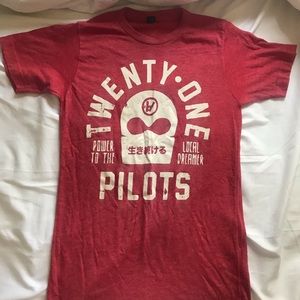 Twenty One Pilots 2014 quiet is violent tour shirt